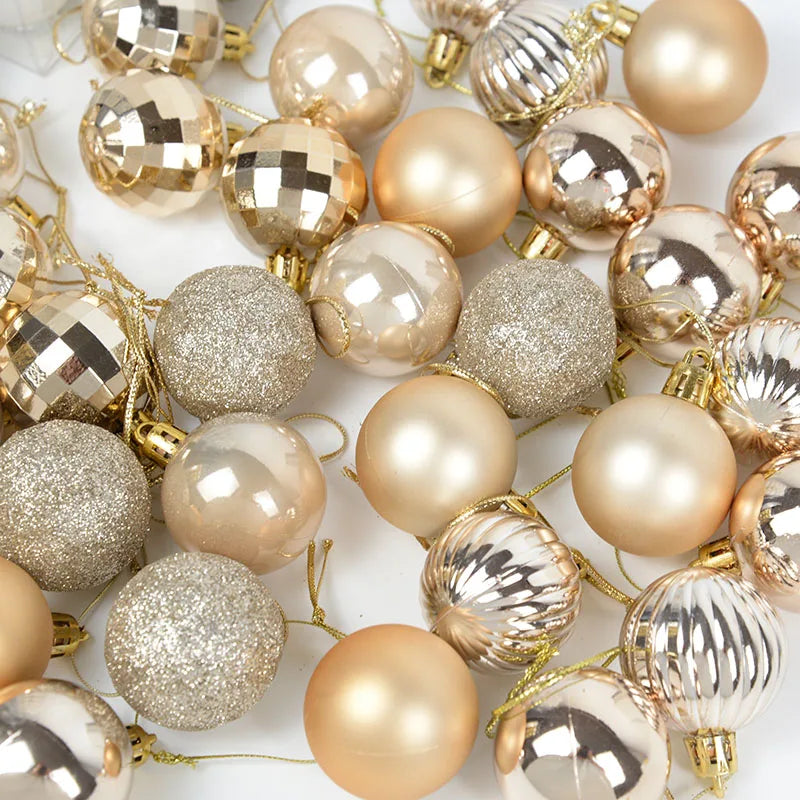 Ornament Collection - Coloured Christmas Tree Baubles