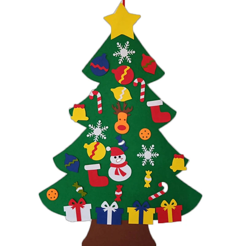 DIY Felt Christmas Tree – Kids Wall Hanging Decoration Set