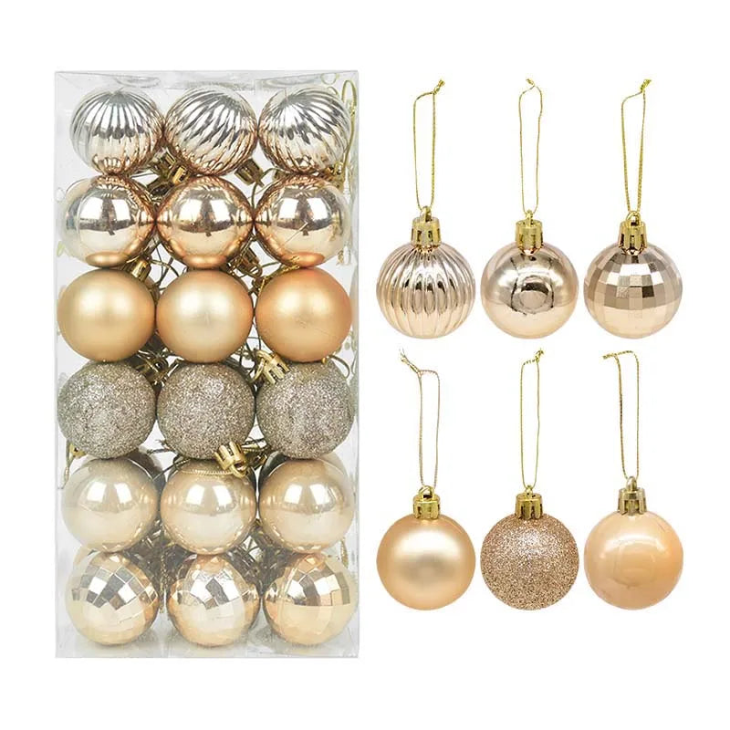 Ornament Collection - Coloured Christmas Tree Baubles