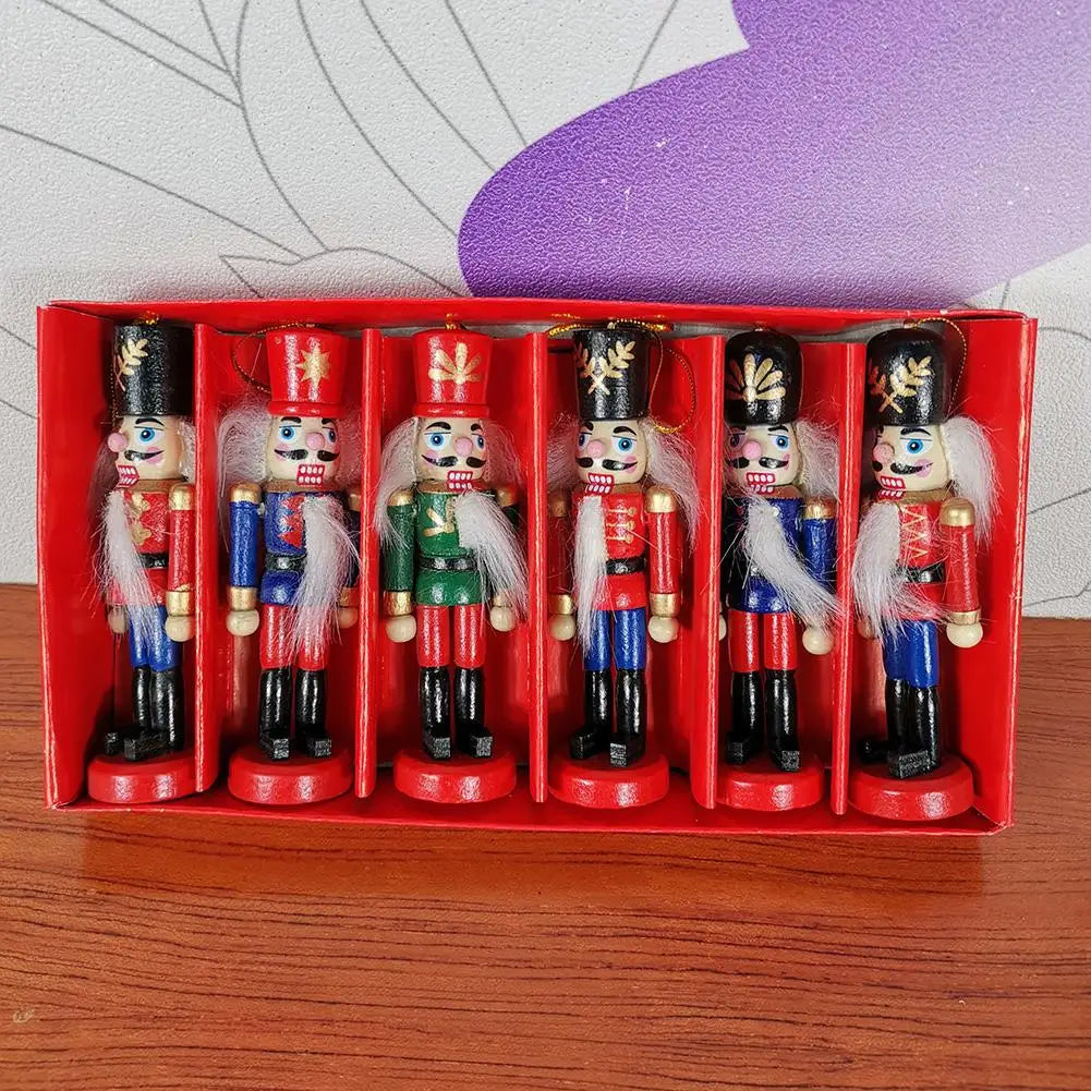 Nutcracker Collection - 10 & 10.5cm Wooden Soldier Nutcracker Doll