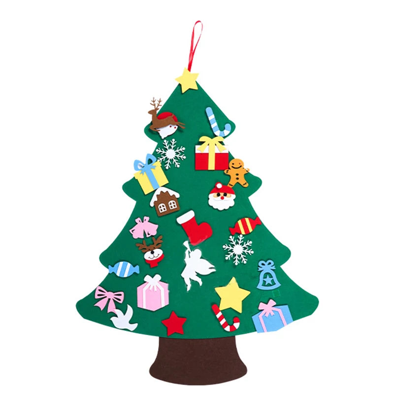 DIY Felt Christmas Tree – Kids Wall Hanging Decoration Set