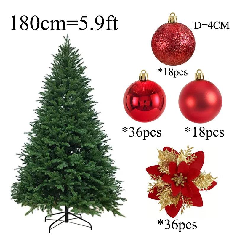 Christmas Tree 1.5/1.8m (PVC)