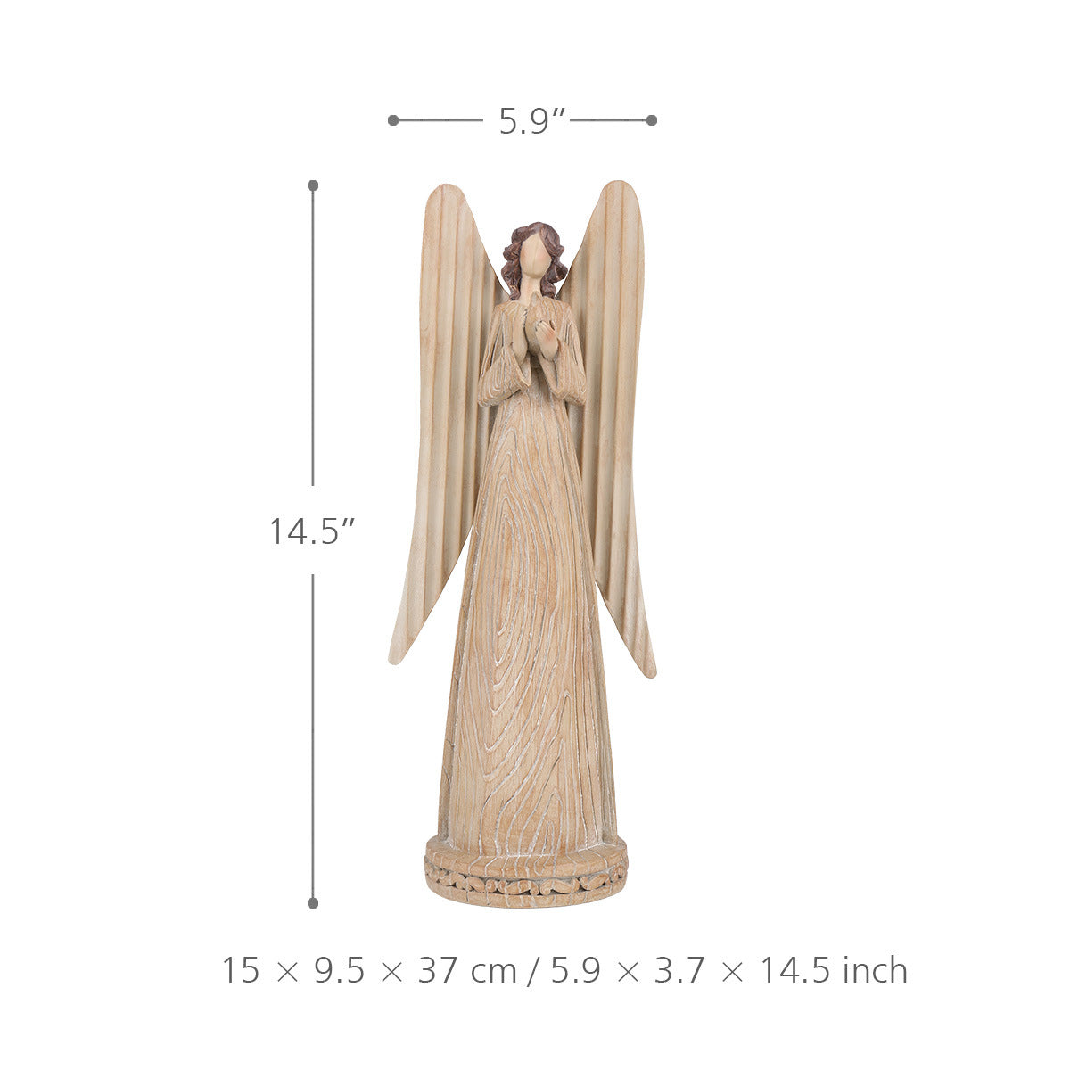Angel Collection - Christmas Angel Ornament – Festive Holiday Figurine Decoration for Tabletop & Home Décor