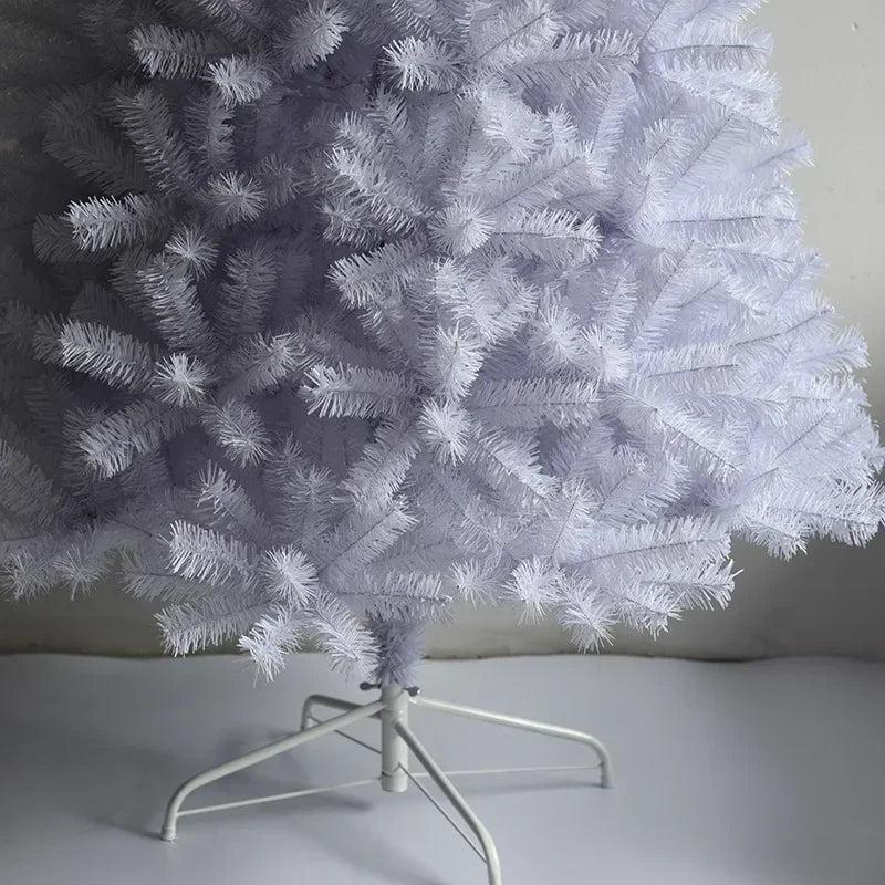 White Artificial Christmas Tree – 90cm to 180cm Modern Holiday Décor