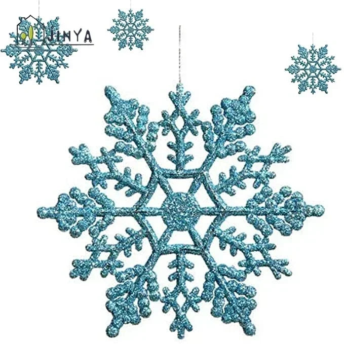 Ornament Collection - Sparkling Snowflakes For Christmas Tree Decoration