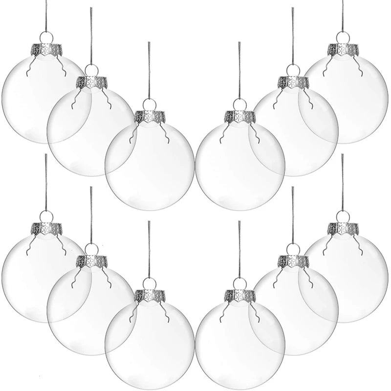 Ornament Collection - Clear Fillable Christmas Ball Ornament