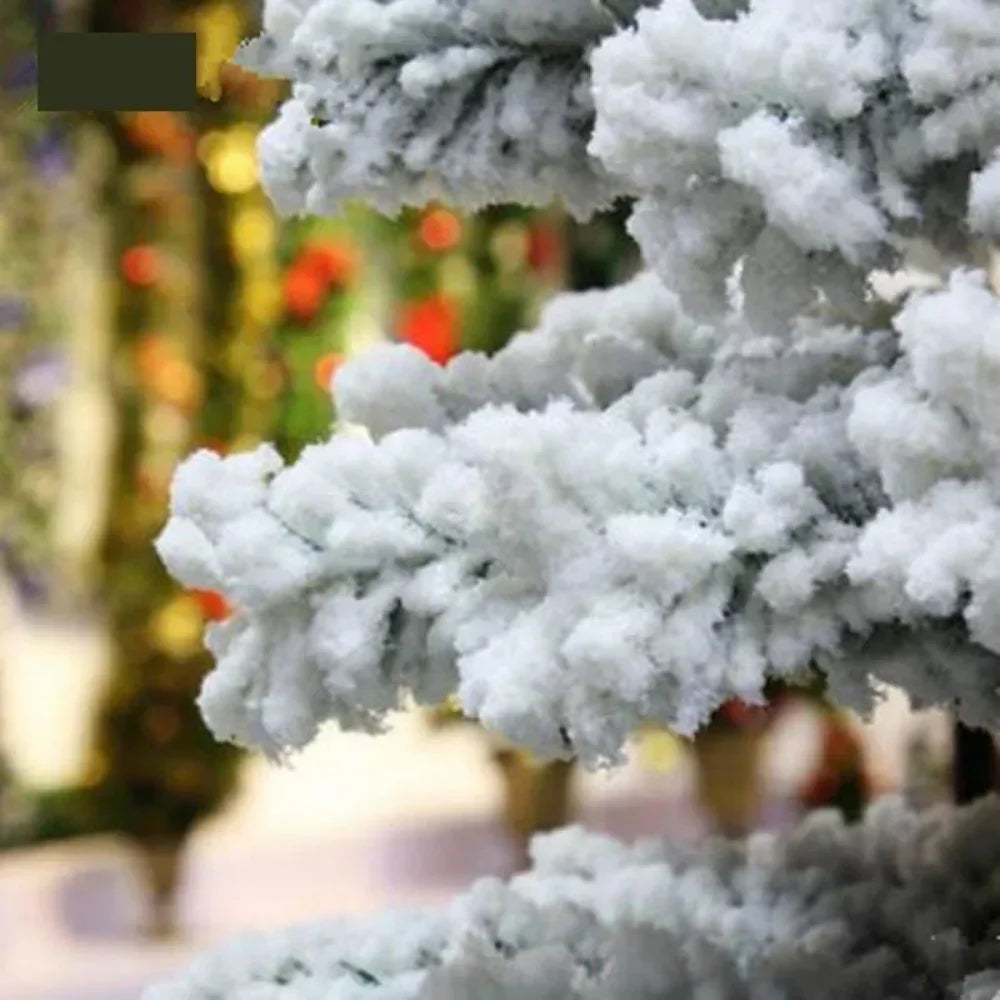 Snow White Artificial Christmas Tree – 120cm to 240cm Full & Realistic Holiday Centrepiece