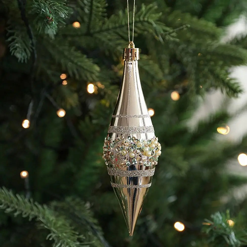 Ornament Collection - Christmas Ball Pendants Set – Plastic Hanging Tree Ornaments Box (Festive Baubles Decor)