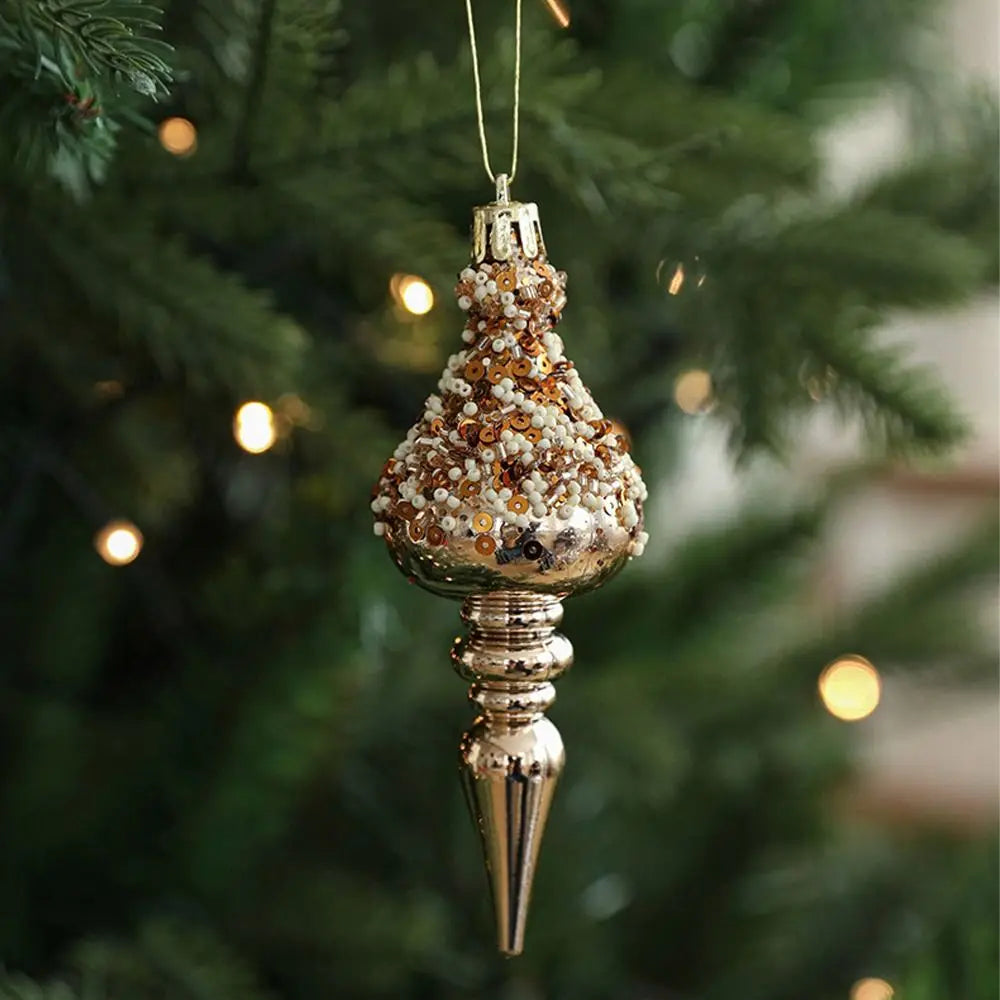 Ornament Collection - Christmas Ball Pendants Set – Plastic Hanging Tree Ornaments Box (Festive Baubles Decor)