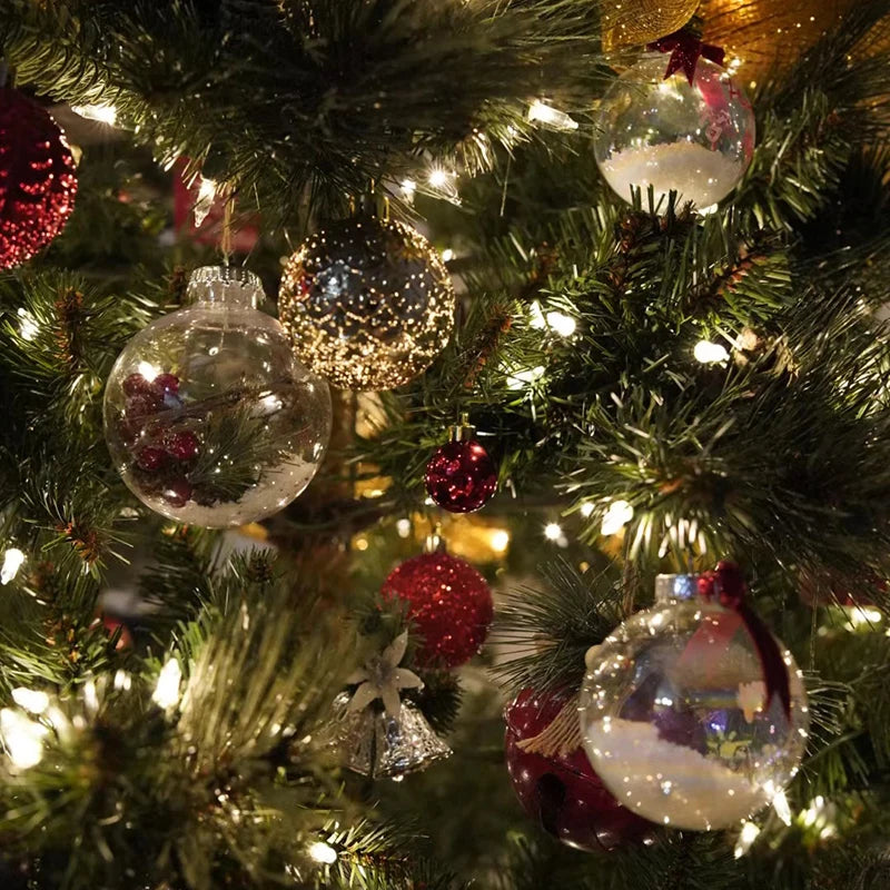 Ornament Collection - Clear Fillable Christmas Ball Ornament