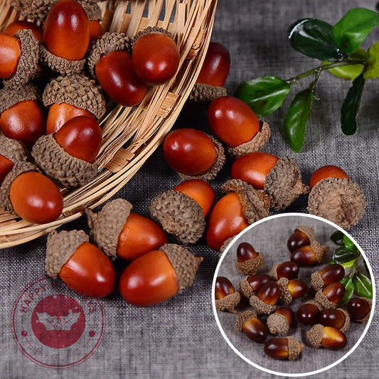 Ornament Collection - Mini Natural Pine Cones & Berry Picks – 20/50pcs Rustic Christmas Decor, Floral Craft & Home Styling Set