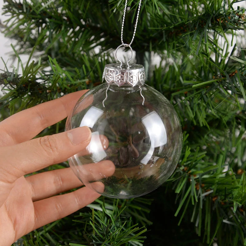 Ornament Collection - Clear Fillable Christmas Ball Ornament