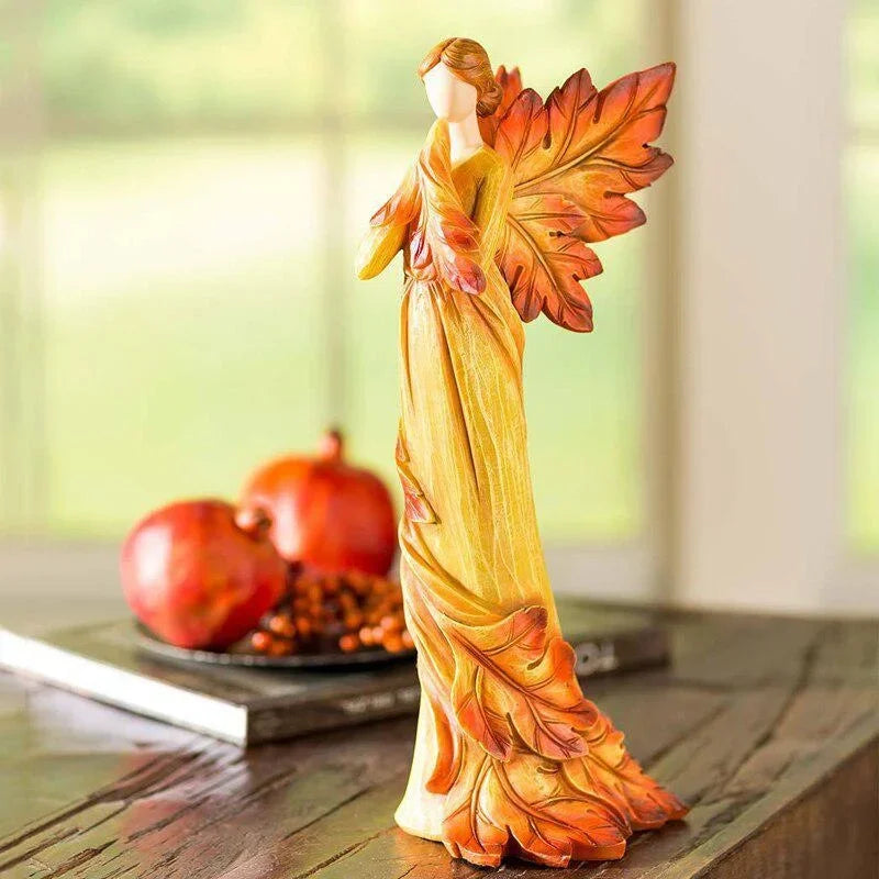 Resin Angel Ornament – Elegant Handmade Decorative Figurine
