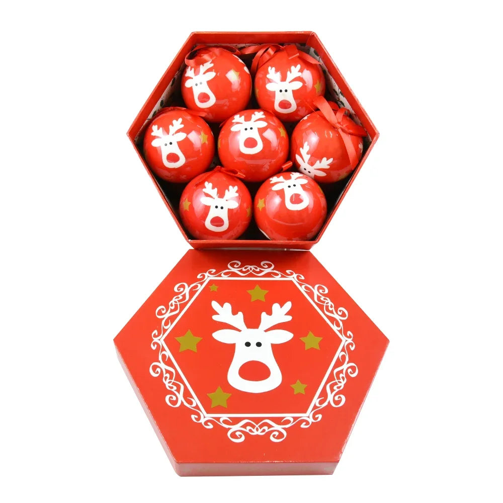 14pcs Christmas Mirror Ball Ornaments – Bright Hanging Decoration Ball Set