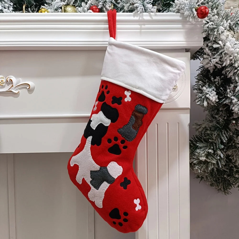 Christmas Stocking Collection -  For Pets Socks with Claws