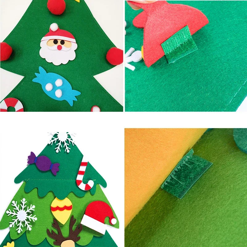 DIY Felt Christmas Tree – Kids Wall Hanging Decoration Set