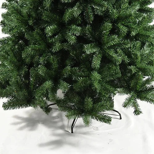 180cm Green Artificial Christmas Tree – Full PVC Holiday Decoration with Metal Stand