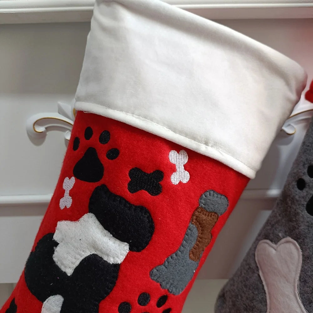 Christmas Stocking Collection -  For Pets Socks with Claws