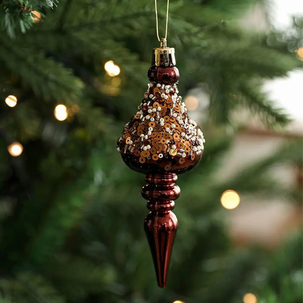 Ornament Collection - Christmas Ball Pendants Set – Plastic Hanging Tree Ornaments Box (Festive Baubles Decor)